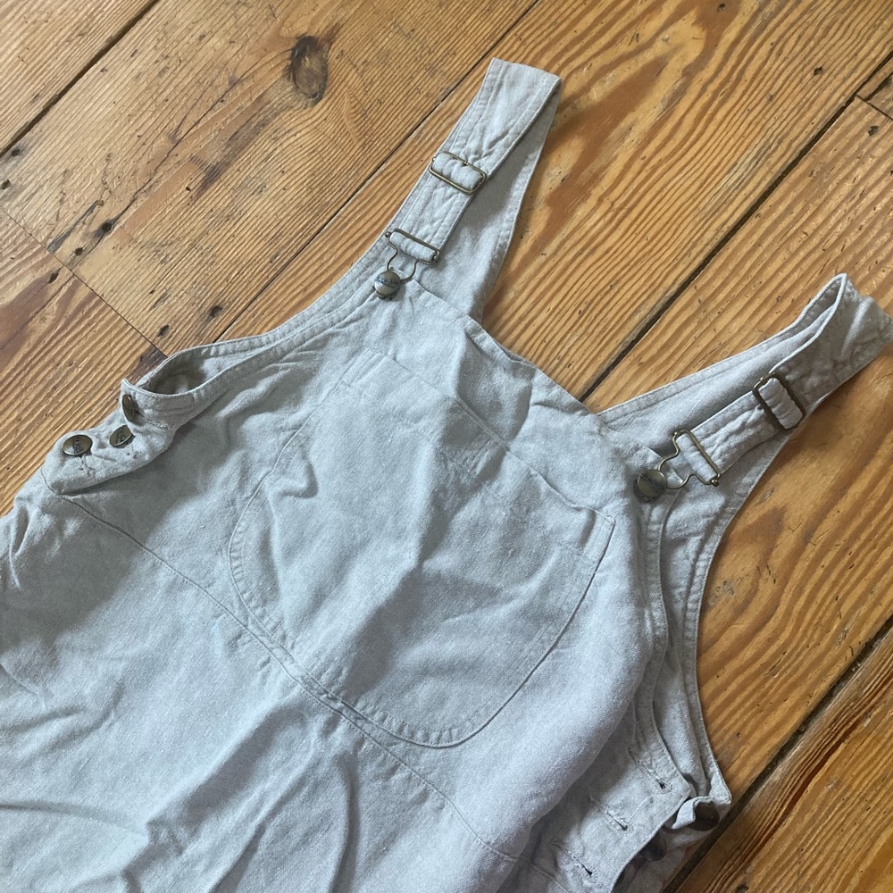 100% linen LL Bean overall dress